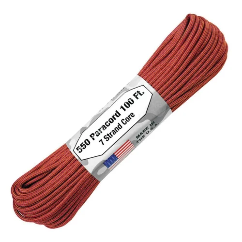 Paracord 550 (100FT) 30 mt - Molten Orange - Atwood Rope MFG