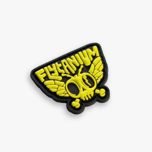 Squiggly Stacked Fly 2" PVC Patch