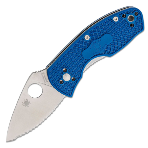 Spyderco AMBITIOUS FRN BLUE S35VN SERRATED C148SBL