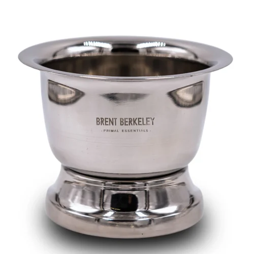 Ciotola da Barba Professionale Acciaio Inox - Brent Berkeley