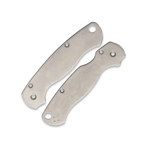 Guancette in Titanio Stone Wash per Spyderco Para Military 2 - Flytanium - FLY-0030