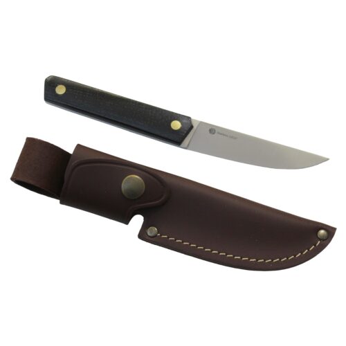 NORDIC KNIFE DESIGN Stoat 100 Black Micarta