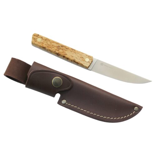NORDIC KNIFE DESIGN Stoat 100 Curly Birch