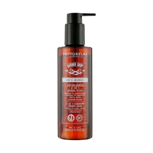 Detergente 2-in-1 per barba e viso Phytorelax – 200 ml