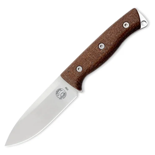 White River Ursus 45 – Magnacut Stonewashed – Natural Micarta